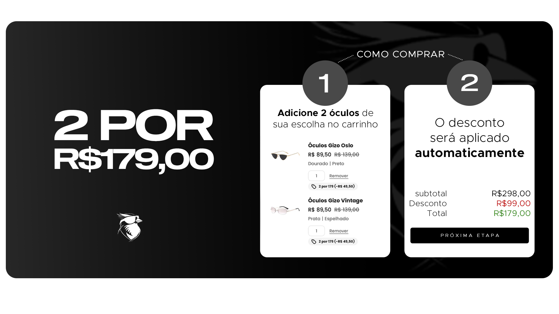 2 por R$199